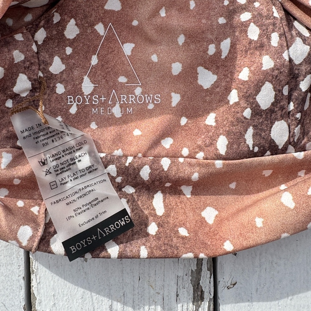 Boys + Arrows Dizzy Izzy Bikini Top in Bambi - Picture 4 of 4